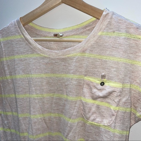 4/$24๐ฆฉ Striped Eyelet Pocket Shirt - Picture 2 of 10